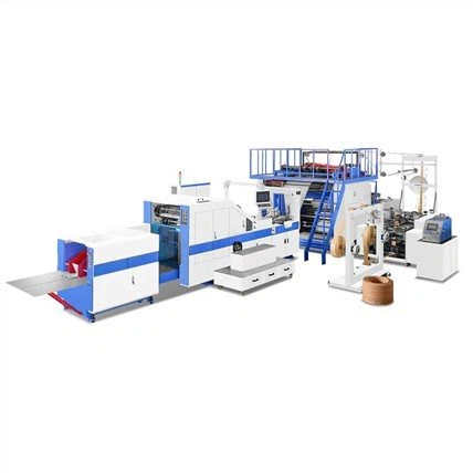 Round Handle Paper Hnab Tshuab